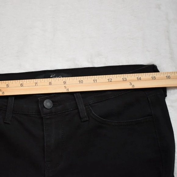 KanCan Skinny Jeans Sz 27 Mid Rise Denim Pants Distressed Grunge Destroyed Black - Picture 14 of 16